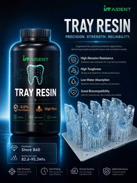 Aident Dental Tray Resin sai onnistuneesti CE-sertifikaatin, mikä edistää dig...